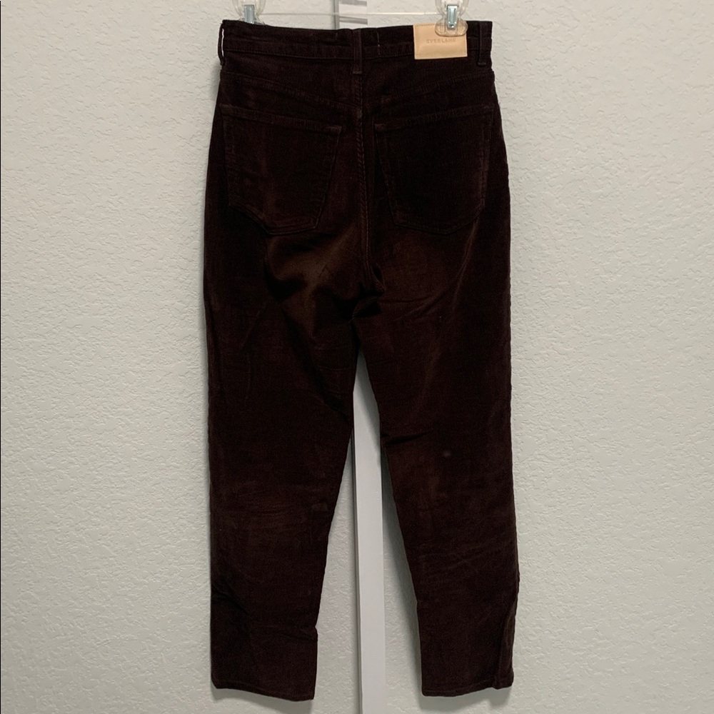 Everlane Dark Brown Corduroy Tapered Pants - Picture 4 of 10